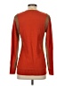 QMack 100% Acrylic Color Block Orange Pullover Sweater Size S - photo 2