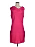 Shein 100% Polyester Solid Pink Cocktail Dress Size 6 - photo 1