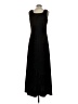 Rhapsody Solid Black Brown Casual Dress Size P (petite) - photo 2