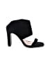 42 Gold Black Sandals Size 7 1/2 - photo 1