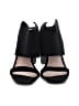 42 Gold Black Sandals Size 7 1/2 - photo 2