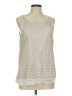 Ann Taylor 100% Polyester Ivory Sleeveless Blouse Size M - photo 1