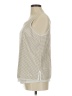 Ann Taylor 100% Polyester Ivory Sleeveless Blouse Size M - photo 5