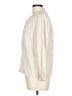 The Fold 100% Silk Ivory Tan Long Sleeve Silk Top Size 10 - photo 5