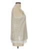 Ann Taylor 100% Polyester Ivory Sleeveless Blouse Size M - photo 4