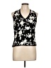 Jkara 100% Polyester Black Sleeveless Blouse Size L - photo 1