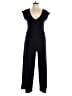 Just Be... Solid Black Jumpsuit Size L - photo 1