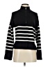 DKNY Jeans Stripes Black Turtleneck Sweater Size S - photo 1