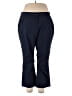 Ulla Popken Solid Blue Dress Pants Size 18 - photo 1