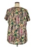 Relativity Green Short Sleeve Blouse Size 2X - photo 2