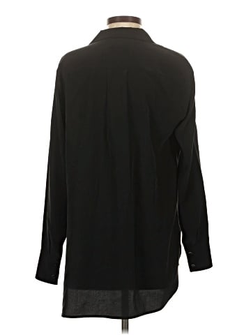 Vince. Long Sleeve Silk Top (view 2)