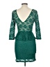Everly Green Cocktail Dress Size L - photo 2