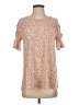 Now N Forever Tan Short Sleeve Blouse Size S - photo 1