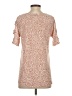 Now N Forever Tan Short Sleeve Blouse Size S - photo 2