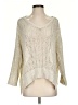 Wishlist Metallic Ivory Pullover Sweater Size S - photo 1