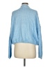 Simplee 100% Acrylic Solid Blue Pullover Sweater One size - photo 2