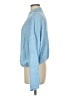 Simplee 100% Acrylic Solid Blue Pullover Sweater One size - photo 5
