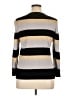 Kate Hill Stripes Multi Color Gray Pullover Sweater Size XL - photo 2
