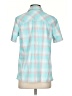 Ascend Teal Short Sleeve Blouse Size XS - photo 2