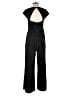 Old Navy 100% Polyester Solid Black Jumpsuit Size M - photo 2