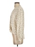 Ann Taylor 100% Polyester Polka Dots Ivory Long Sleeve Blouse Size XS - photo 5