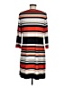 Apt. 9 Stripes Orange Casual Dress Size M - photo 2