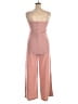 Verda 100% Polyester Solid Pink Jumpsuit Size EU 46 / US 16 - photo 2