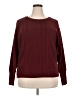Simply Vera Vera Wang Solid Burgundy Pullover Sweater Size XXL - photo 1
