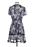 Shein 100% Polyester Floral Blue Casual Dress Size 4 - photo 2