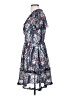 Shein 100% Polyester Floral Blue Casual Dress Size 4 - photo 5