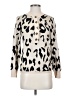 Merokeety Animal Print Ivory Pullover Sweater Size S - photo 1