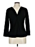 Talbots Black 3/4 Sleeve Top Size L - photo 1