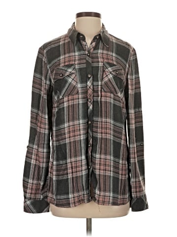 Krazy Kat Long Sleeve Button-Down Shirt (view 1)