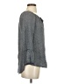 Fred David Gray Long Sleeve Blouse Size S - photo 4