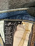 7 For All Mankind Stripes Blue Jeans Size 26 waist - photo 9