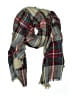 Unbranded Plaid Burgundy Tan Scarf One size - photo 1