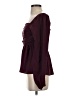 Shein 100% Polyester Burgundy Long Sleeve Blouse Size 4 - photo 5