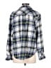 Love Tree Plaid Blue Long Sleeve Button-Down Shirt Size M - photo 2