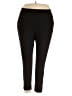 Hue Solid Black Active Pants Size 2X - photo 1