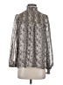 J by Joie 100% Polyester Silver 3/4 Sleeve Blouse Size S - photo 1