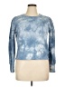 BB Dakota Tie-dye Blue Pullover Sweater Size L - photo 1