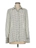 Max Studio 100% Polyester Houndstooth Ivory Long Sleeve Blouse Size M - photo 1