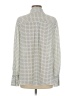 Max Studio 100% Polyester Houndstooth Ivory Long Sleeve Blouse Size M - photo 2