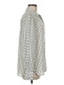 Max Studio 100% Polyester Houndstooth Ivory Long Sleeve Blouse Size M - photo 4