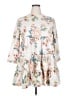 Zara Floral White Casual Dress Size XXL - photo 1