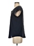 Joie Blue Black Short Sleeve Blouse Size S - photo 5