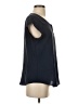 Joie Blue Black Short Sleeve Blouse Size S - photo 4