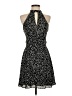 Express Animal Print Black Cocktail Dress Size 2 - photo 1