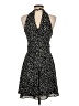 Express Animal Print Black Cocktail Dress Size 2 - photo 2
