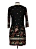 Atmosphere Print Black Casual Dress Size 10 - photo 2